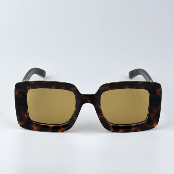 Gucci GG1718S 002  BRAND NEW Sunglasses Havana Brown Women Square main image 10